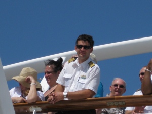 The Captain was the cutest Serbian sailor I'd ever met  lol